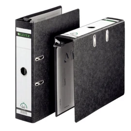 Leitz 18210000 Lever Arch File 180 A4 Wide Cardboard Black