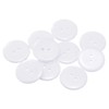 HARFINGTON 10pcs Sewing Button 1"(25mm) 2 Holes Resin Round Craft