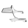 XFMT Motorcycle Chrome Quick Release Two-Up Luggage Rack For Harley