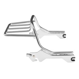 XFMT Motorcycle Chrome Quick Release Two-Up Luggage Rack For Harley 2018-Later FLFB, FLFBS, FXBR and FXBRS