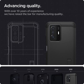 Spigen Tough Armor [Extreme Protection Tech] Designed for Xiaomi 11T / 11T Pro (2021) - Black