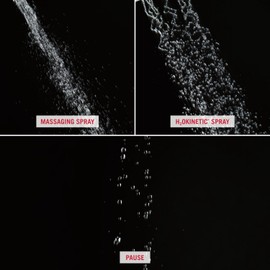 Delta Faucet 4-Spray H2Okinetic Slide Bar Hand Held Shower with Hose, Chrome 51552