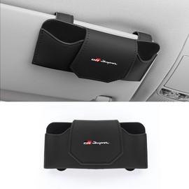 GR Supra Exclusive Logo Sunglasses Holder GR Supra 80 Series RZ SZ-R Grade Suitable for Car Glasses Case, Easy Installation, Protects Glasses, Sun Visor, Leather, Car Storage, Car Accessories, 1
