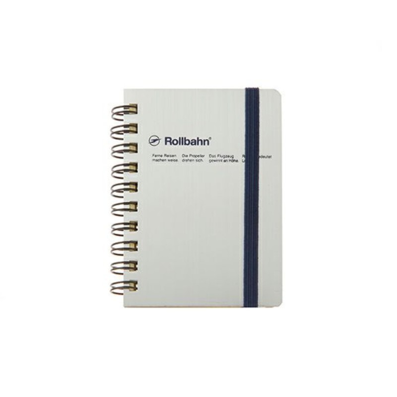 Delfonics Rollbahn NRP16-GO Notebook with Pocket, Ring Type, Perforated Pages,