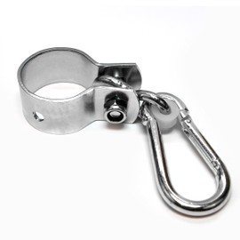 PRIOstahl Swing Clip Swing Hook Swing Holder Swing Attachment – 140 mm x 1 Piece Children's Swing Carabiner Swing Bracket Swing Frame Beam Attachment Galvanised