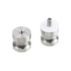 Crapyt 2 Pcs Bathroom I-Form Shower Glass Door Handle, Single