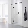 Menginvent Shower Door Hinges, 180 Degree Glass Door Hinges, Heavy-Duty