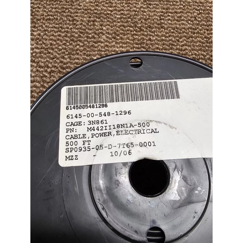 Belden 500' Belden Speaker Wire Power Cable 18 AWG Ga