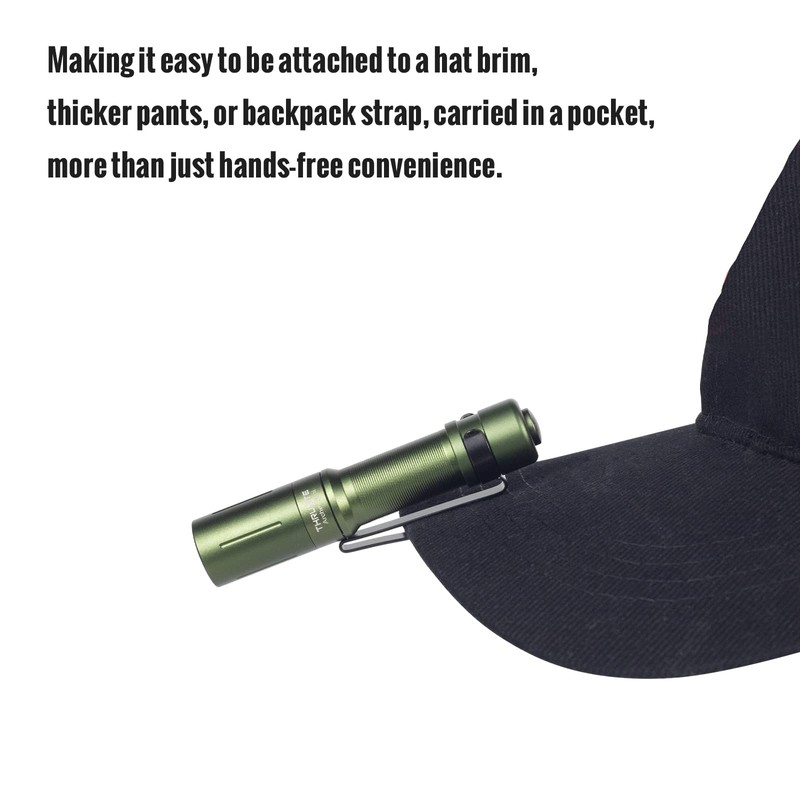 ThruNite EDC Flashlight Archer Mini, 405 Lumens Tail Switch LED