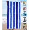 Genovega Oversized Terry Beach Towel 36 x 72 in Soft