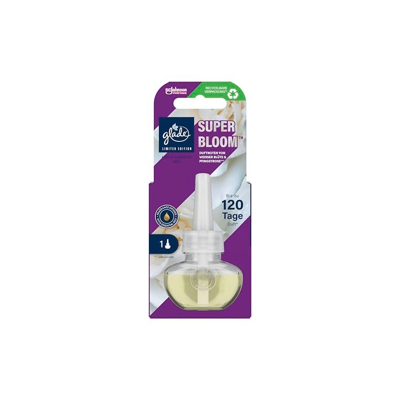 Glade Electric Scented Oil Duftstecker Nachfüller Superbloom