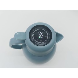 1.5L Vacuum Insulated Jug with LED Temperature Display Double Wall Thermal Coffee and Tea Dispenser, Leakproof Hot & Cold Beverage Flask, Smart Travel Kettle for Home, Office, Camping (Grey)