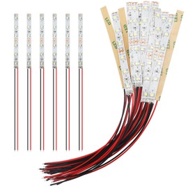 YIXISI 15 PCS 100mm Prewired Strip LED, 2335 SMD LED Light, 12V - 18V LED Strip Light, White