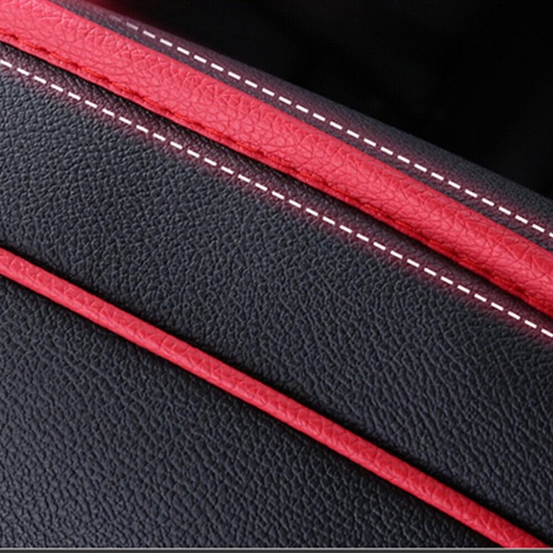 YINZINR Universal PU Leather 5-Seats Front + Rear SUV Car