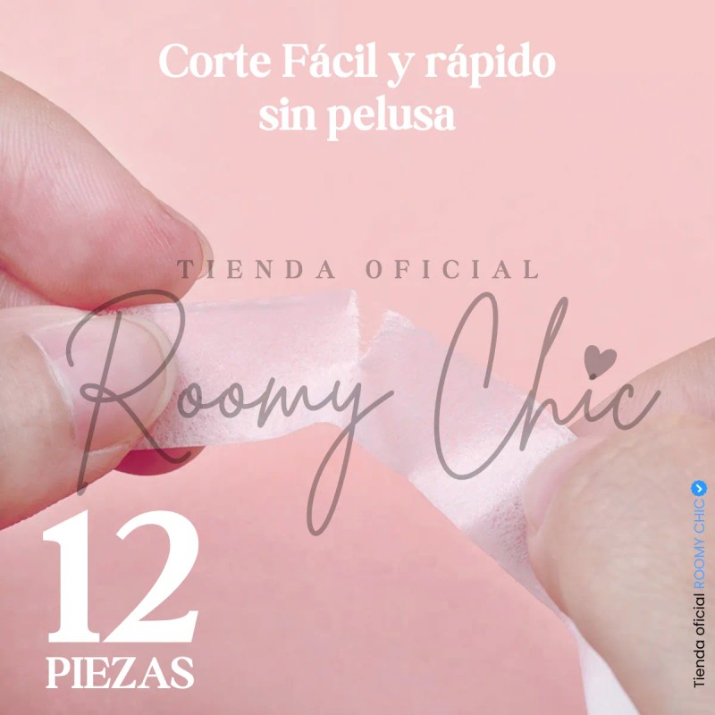 Cinta Micropore Extensiones Pestañas 1x1 Pelusa