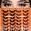 SISIYDY False Eye Lashes Strips Wispy Faux Mink 3D Cat