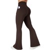 COPYLEAF Flare Leggings with Pockets for Women Seamless Crossover Yoga