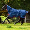 Horseware Ireland Mio All-in-One Turnout Sheet Dark Blue/Red 69