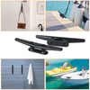 8 Inch Nylon Boat Cleats, Dock Cleats Black 6 Pack,