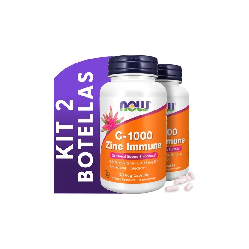Kit 2 Vitamina C Y Zinc | Ác. Ascórbico Y