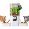 Frienhund Timed Automatic Cat Feeder 2 Cats with Slow Feed: