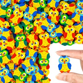 120pcs Owl Mini Erasers for Kids, Bulk Cute Pencil Erasers Small Fun Erasers for Classroom Rewards Party Favors Gift Filling Eraser