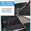 GGUFAY 2 x 12 inches / 30.5 cm grill brush,