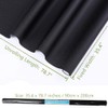 VELIMAX Static Cling Total Blackout Window Film Privacy Room Darkening