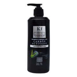 Jabón Facial Shampoo Corporal Con Carbón Activado Kj 250ml                                                                                            