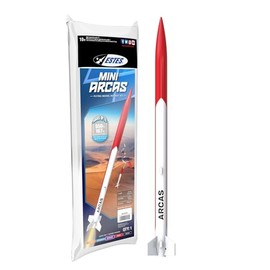 Estes 002441 Mini Arcas Flying Model Rocket - Launch Up to 550 ft - Advanced Level Rocket for Kids, Teens, & Adults - Mylar Streamer Recovery - Collectible Rocketry Hobby
