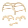 Chick Perch Paw Grinding Stable Structure Arch Shape Wooden Chicken