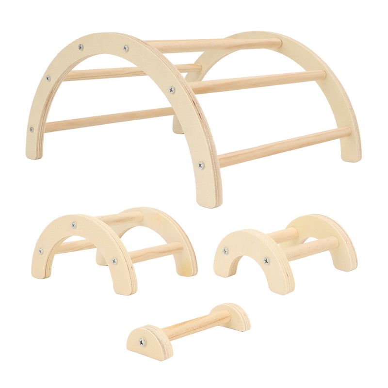 Chick Perch Paw Grinding Stable Structure Arch Shape Wooden Chicken