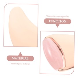 Ipetboom Tools face massage tool massage Rose Quartz massage roller portable skin care tool beauty device eyes Nursing supplies Zinc alloy eye roller natural jade jade scroll wheel Massager