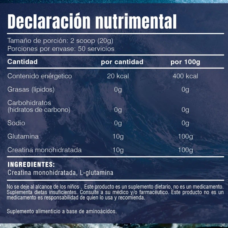 Aminoácidos Pre Creatina+glutamina Kraken 1kg Varios Sabores Naranja