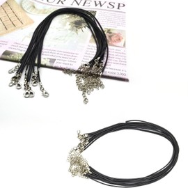 Braided Necklace Cords with Spring Clasp 20-Pack - DIY Jewelry Making Supplies for Unisex Bracelets, Keychains & Craft Projects - Durable Braid Cord Straps (20 Pieces）