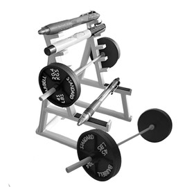 Bibabala Squat Rack Pen Holder, Funny Barbell Rack Pen Holder for Desk, Unique Mini Squat Rack Ornaments with Barbells, Gym Theme Desk Pen Organizer for Pen Storage Home Office Display, gray