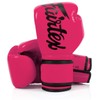 Fairtex BGV14 Pink/Black Muay Thai Boxing Glove - Size: 8