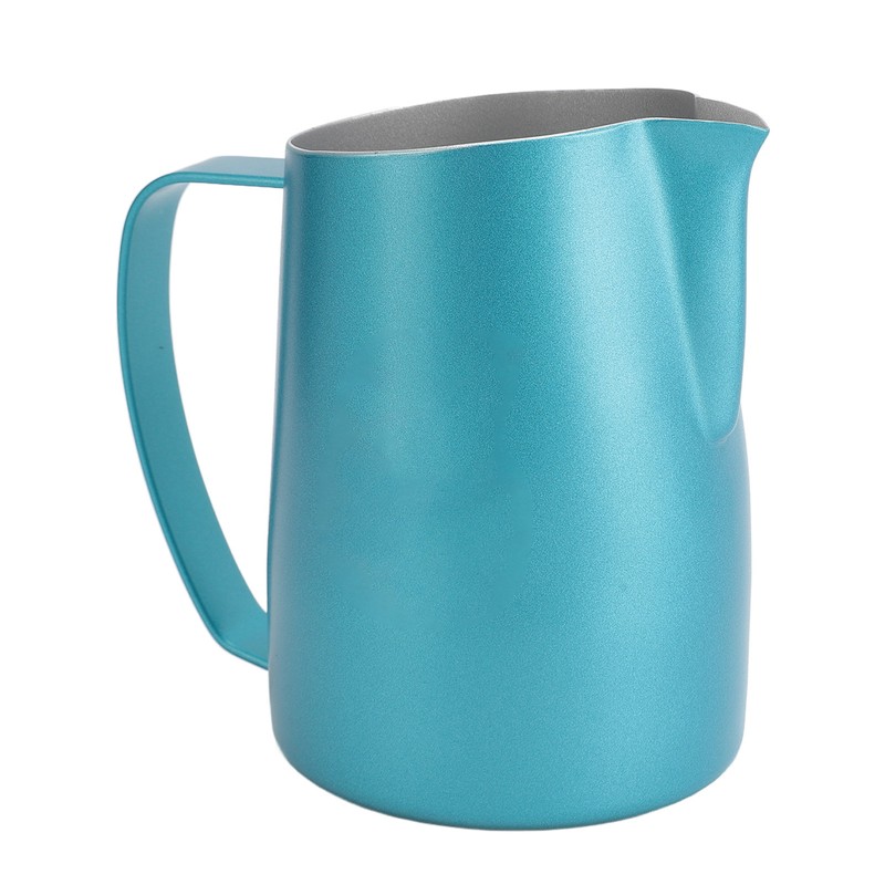 Milk Frother Cup Professional Stylish Exquisite Slanted Mouth Stainless Steel