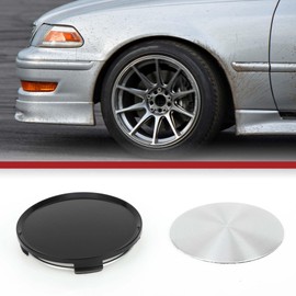 A ABSOPRO Hub Caps 63 mm Universal Plastic Wheel Hub Caps Car Wheel Hub Caps for Wheel Hubs OD 63 mm ID 58 mm