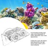 2Pcs Coral Frag Rack 4 Holes Acrylic Aquarium Coral Frag