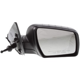 Kool Vue Passenger Side Manual Lever Control Non-Heated Mirror for Kia Soul 2010-2013 Textured