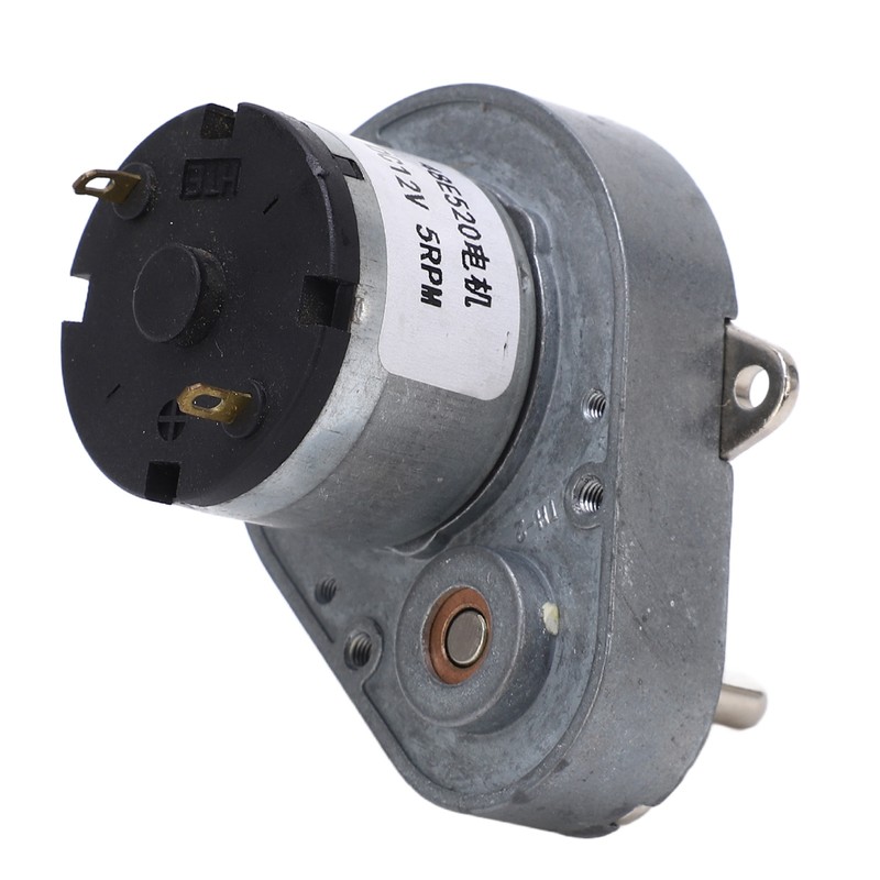 Gear Motor DC 12V 5RPM Speed Reduction Geared Motor Alloy