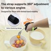2 Pcs Adaptive Utensils Set with Spoon and Fork, Weighted