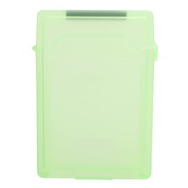 Hard Drive Case, 2.5inch External Hard Drive Case Hard Disk Storage Box Dustproof and Antistatic Hard Drive Protect Case for 2.5 Inches Ssd (Green)
