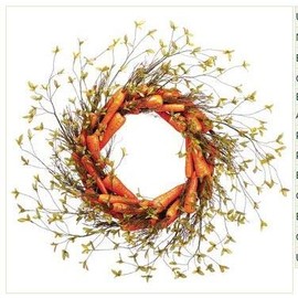 Allstate Floral and Gifts Wreath Carrot 30" Orange