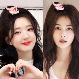 집게형 롤 뿌리 구르프 헤어 볼륨 정수리 잔머리 Clip-type roll root curl hair volume crown flyaways