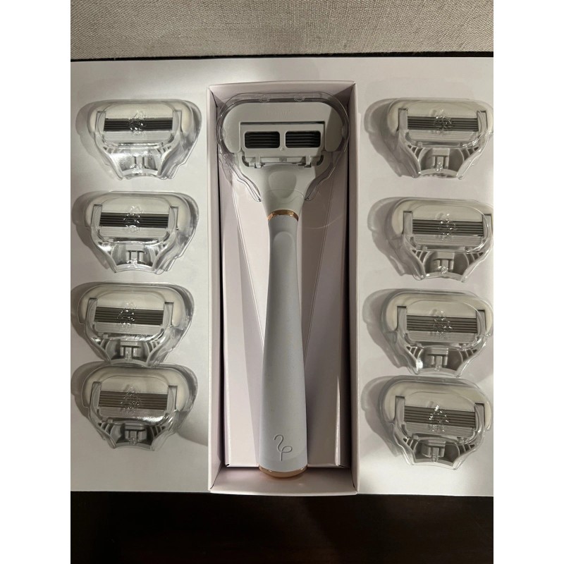 Flamingo Taro Rose Gold 9x Cartridges + Shower Holder Women's