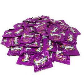 Skittles Wild Berry Bulk Candy Individually Wrapped, Fun Size Packets (2 Pounds)