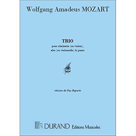 TRIO KV 498 - PIANO CLARINETTE (OU VIOLON) ET ALTO MUSIQUE D'ENSEMBLE
