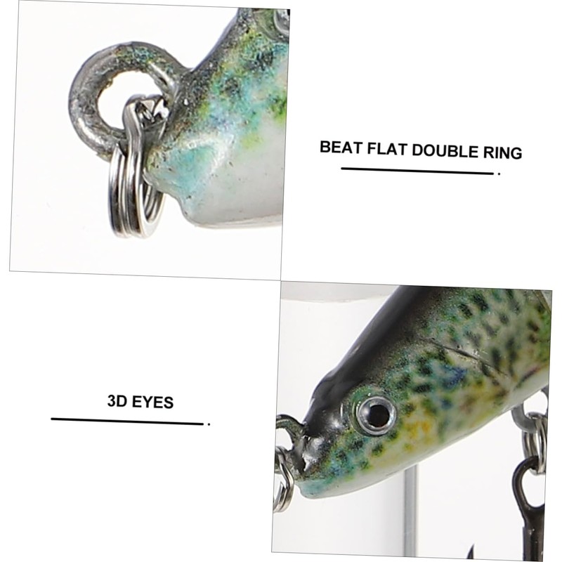 Kisangel Blood Slot Hook Bionic Bait Fishing Lure Realistic Loach